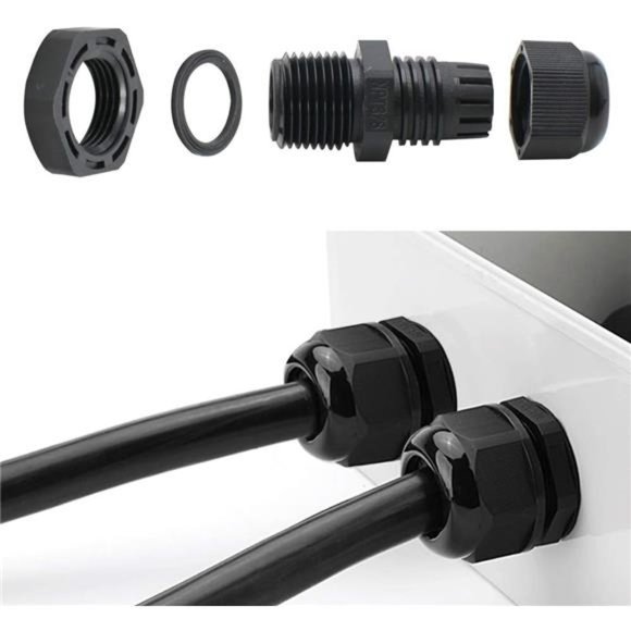 Weatherproof Outdoor Box Electrical with Wall Bracket 5.9"5.9"3.5" (15015090mm) - Picture 6 of 6